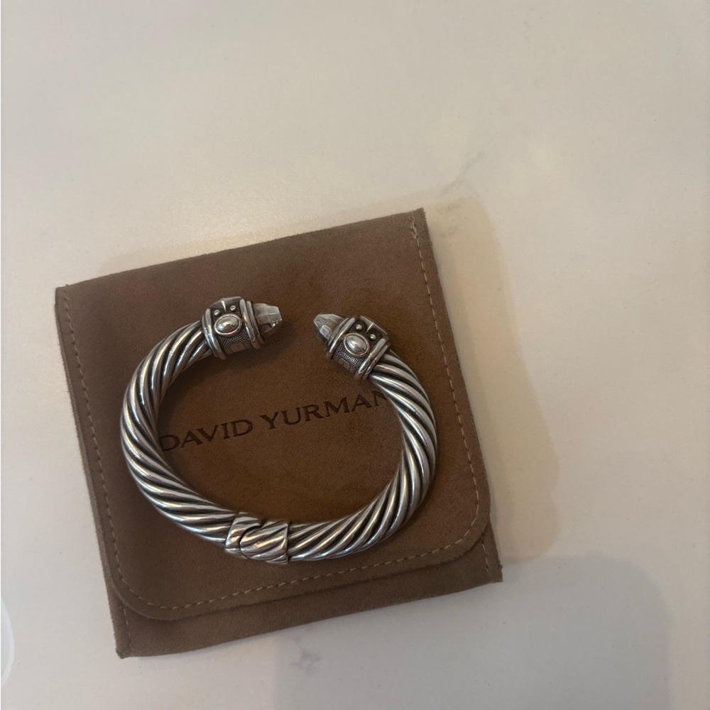 David Yurman Silver Twisted Bracelet - Picture 2 of 3